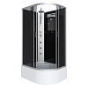 Картинка анонса товара «душевая кабина niagara classic ng-2510-14lbktg (1200х800х2100) высокий поддон (40см) стекло тонированное 25101434lbktg»
