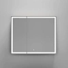 Зеркальный шкаф Sancos Mirror MI90EG 890x150х740 мм, с LED подсветкой, дуб галифакс натуральный Зеркальный шкаф Sancos Mirror MI90EG 890x150х740 мм, с LED подсветкой, дуб галифакс натуральный