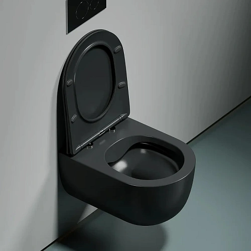 Унитаз подвесной Ceramica Nova MODENA CN6063MDH Темный Антрацит матовый Унитаз подвесной Ceramica Nova MODENA CN6063MDH Темный Антрацит матовый