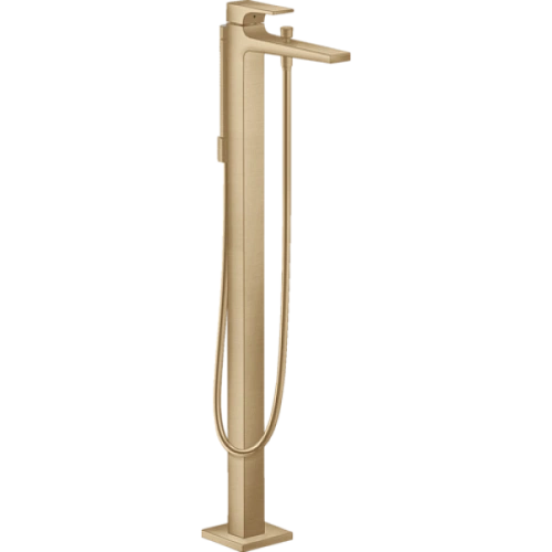 Смеситель для ванны Hansgrohe Metropol напольный, с рычаговой рукояткой, 32532140, шлифованная бронз Смеситель для ванны Hansgrohe Metropol напольный, с рычаговой рукояткой, 32532140, шлифованная бронз