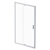 Картинка анонса товара «душевая дверь am.pm gem w90g-120-1p-mt 120x195, серебро, стекло прозрачное»