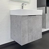 Тумба с раковиной Comforty Асти-60П 00-00019191 подвесная бетон светлый раковина CF3WL032 Тумба с раковиной Comforty Асти-60П 00-00019191 подвесная бетон светлый раковина CF3WL032