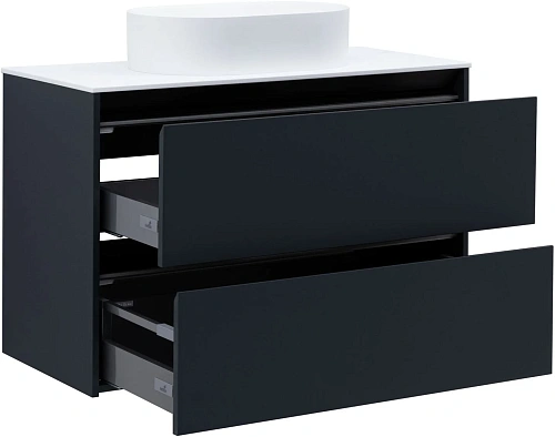 Тумба под раковину Allen Brau Activity 100 1.34006.AM антрацит матовый/черный брашированный Тумба под раковину Allen Brau Activity 100 1.34006.AM антрацит матовый/черный брашированный