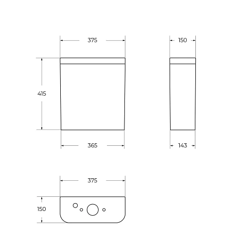 Бачок для унитаза BelBagno ALBANO BB120T Бачок для унитаза BelBagno ALBANO BB120T