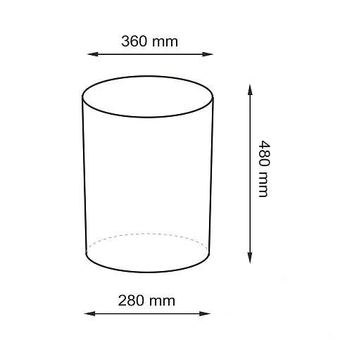 Корзина для белья WasserKRAFT Bever WB-240-M коричневый Корзина для белья WasserKRAFT Bever WB-240-M коричневый