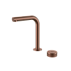 Смеситель для раковины Boheme TECH 158-BRB встраиваемый Brushed Bronze