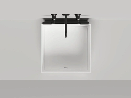 Раковина Salini ARMONIA SQUARE 02 покраска по RAL полностью 130522MF 450x450 накладная S-Stone Раковина Salini ARMONIA SQUARE 02 покраска по RAL полностью 130522MF 450x450 накладная S-Stone