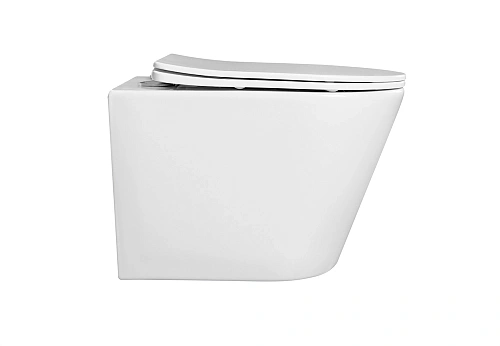 Унитаз подвесной Aquatek ВЕГА AQ1904-00 490x370x340 безободковый, тонкое сиденье Soft Close Унитаз подвесной Aquatek ВЕГА AQ1904-00 490x370x340 безободковый, тонкое сиденье Soft Close