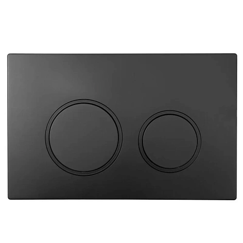 Клавиша смыва Aquanet AQ-PRO-02MB черный матовый Клавиша смыва Aquanet AQ-PRO-02MB черный матовый