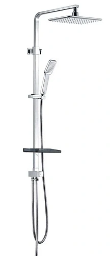 Душевая стойка Iddis Edifice EDISB1Fi76, с верхним душем Душевая стойка Iddis Edifice EDISB1Fi76, с верхним душем