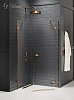 Душевой уголок NEW TRENDY AVEXA COPPER BRUSHED R 100x80x200 EXK-3825 брашированная медь