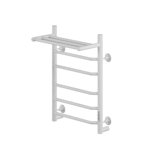 Полотенцесушитель электрическийкабельный Ника WAY-3 60/40 с полкой RAL9016 белый матовый U Полотенцесушитель электрическийкабельный Ника WAY-3 60/40 с полкой RAL9016 белый матовый U
