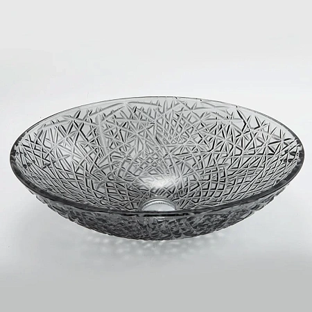 Раковина Boheme 813-B хрустальная черная овальная Раковина Boheme 813-B хрустальная черная овальная