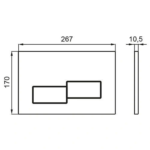 Инсталляция для унитаза BETTOSERB SAVA FREE STANDING SFS40006483 с клавишей смыва BRICKS золото матовое Инсталляция для унитаза BETTOSERB SAVA FREE STANDING SFS40006483 с клавишей смыва BRICKS золото матовое