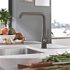 Смеситель для кухни GROHE Essence New, L-излив, тёмный графит матовый (30269AL0) Смеситель для кухни GROHE Essence New, L-излив, тёмный графит матовый (30269AL0)