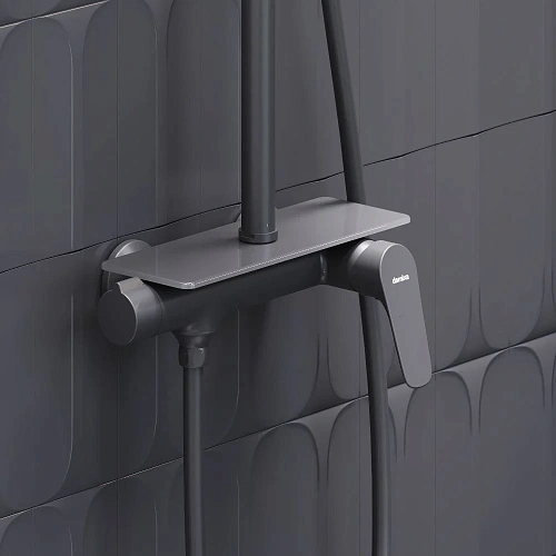 Душевая система Damixa Jupiter 977780300 черный Душевая система Damixa Jupiter 977780300 черный