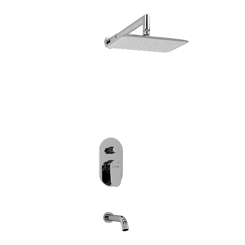 Душевая система WasserKRAFT A13031 встраиваемая хром Душевая система WasserKRAFT A13031 встраиваемая хром