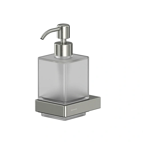 Дозатор жидкого мыла WHITECROSS Cubo CU2440NIB брашированный никель Дозатор жидкого мыла WHITECROSS Cubo CU2440NIB брашированный никель