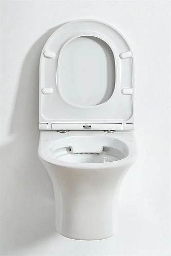 Унитаз подвесной STWORKI Дублин Db-01UP безободковый, с сиденьем микролифт, подвесной, с прямым выпуском, ф 549733 Унитаз подвесной STWORKI Дублин Db-01UP безободковый, с сиденьем микролифт, подвесной, с прямым выпуском, ф 549733