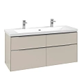 Тумба под раковину Villeroy & Boch Subway 3.0 с подсветкой Cashmere Grey / Cashmere Grey C602L0VN Тумба под раковину Villeroy & Boch Subway 3.0 с подсветкой Cashmere Grey / Cashmere Grey C602L0VN