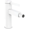 Смеситель для биде Hansgrohe Finoris со сливным клапаном Push-Open 76200700, матовый белый Смеситель для биде Hansgrohe Finoris со сливным клапаном Push-Open 76200700, матовый белый