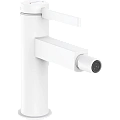 Смеситель для биде Hansgrohe Finoris со сливным клапаном Push-Open 76200700, матовый белый Смеситель для биде Hansgrohe Finoris со сливным клапаном Push-Open 76200700, матовый белый
