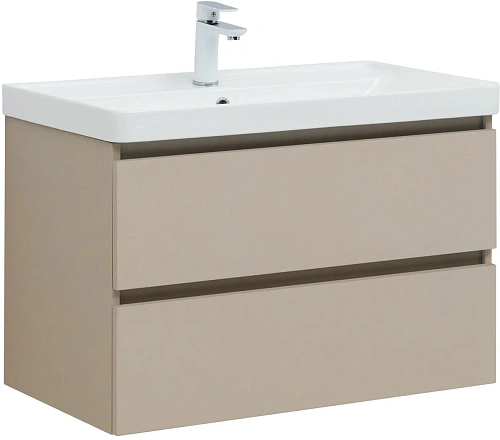 Тумба под раковину Aquanet Вега 2.0 80 бежевый 00337943 подвесная Тумба под раковину Aquanet Вега 2.0 80 бежевый 00337943 подвесная