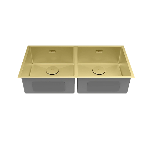 Кухонная мойка Lemark PRORAN 900 с двумя чашами из нержавеющей стали, светлое золото 9938138 Кухонная мойка Lemark PRORAN 900 с двумя чашами из нержавеющей стали, светлое золото 9938138