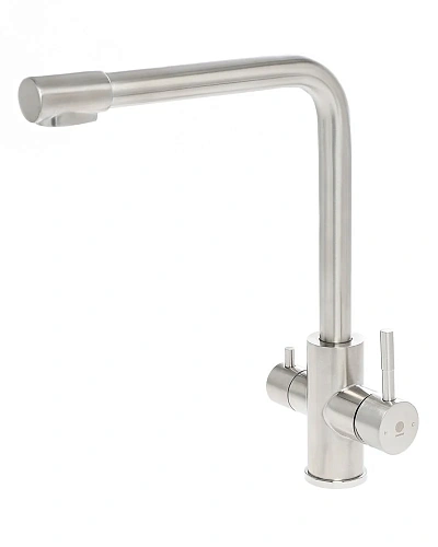 Смеситель для кухни Orange Steel M99-008ni с каналом питьевой воды, никель Смеситель для кухни Orange Steel M99-008ni с каналом питьевой воды, никель