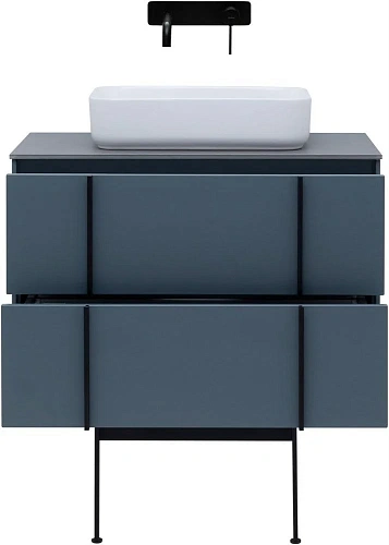 Тумба под раковину Allen Brau Reality 80 1.32005.BGM синий матовый Тумба под раковину Allen Brau Reality 80 1.32005.BGM синий матовый