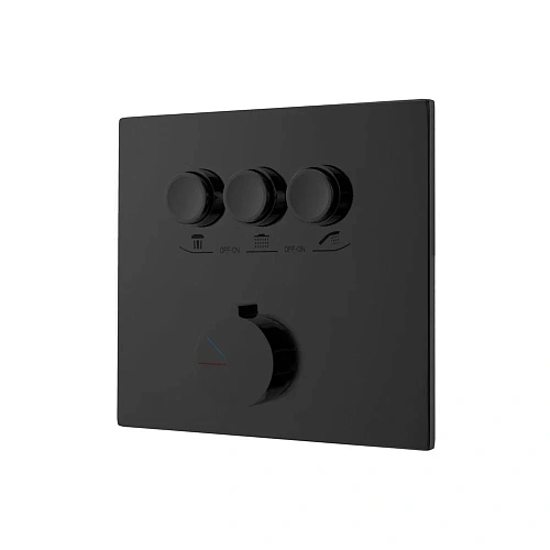 Смеситель для душа Vincea VSCV-431MB встраиваемый, черный Смеситель для душа Vincea VSCV-431MB встраиваемый, черный