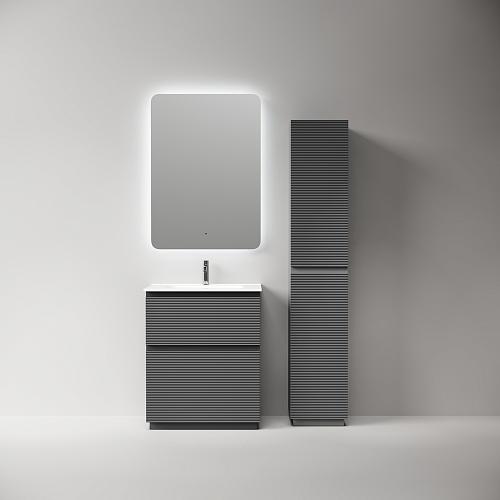 Тумба под раковину SANCOS Folk Floor FL60FGS 590х445х850 Grey soft, напольная Тумба под раковину SANCOS Folk Floor FL60FGS 590х445х850 Grey soft, напольная