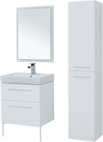 Тумба под раковину Aquanet Nova 60 белый (2 ящика) 00242279 Тумба под раковину Aquanet Nova 60 белый (2 ящика) 00242279