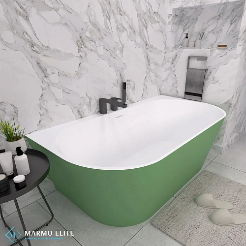 Ванна из искусственного камня Marmo-Elite Альтара PNR-170-88-1 170x88 пристенная, щелевой перелив, глянцевая Ванна из искусственного камня Marmo-Elite Альтара PNR-170-88-1 170x88 пристенная, щелевой перелив, глянцевая