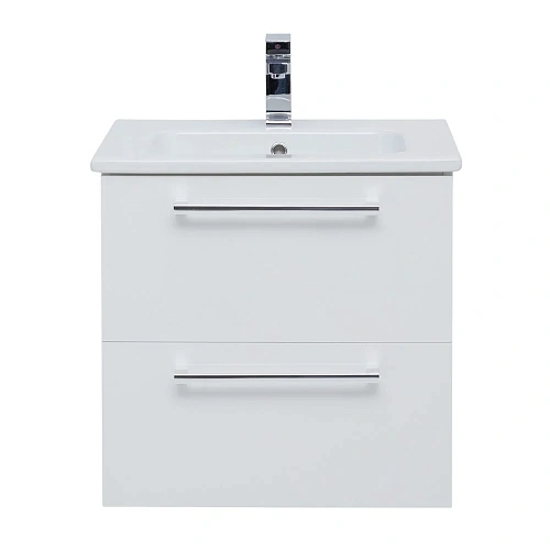 Тумба под раковину DREJA GIO, 60 см, подвесная, 2 ящика, белый глянец 77.0101W Тумба под раковину DREJA GIO, 60 см, подвесная, 2 ящика, белый глянец 77.0101W
