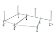Каркас для ванны Santek Ибица 150х100 L и R 1WH112433 1.WH11.2.433 Каркас для ванны Santek Ибица 150х100 L и R 1WH112433 1.WH11.2.433
