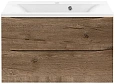Тумба под раковину Vincea Mia 750 подвесная, 2 выкатных ящика soft close, V.Oak VMC-2MA750VO Тумба под раковину Vincea Mia 750 подвесная, 2 выкатных ящика soft close, V.Oak VMC-2MA750VO