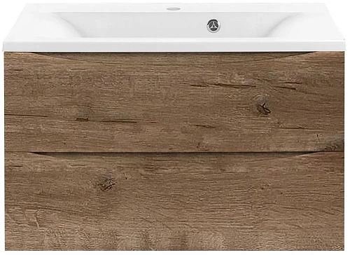 Тумба под раковину Vincea Mia 750 подвесная, 2 выкатных ящика soft close, V.Oak VMC-2MA750VO Тумба под раковину Vincea Mia 750 подвесная, 2 выкатных ящика soft close, V.Oak VMC-2MA750VO