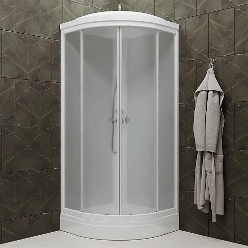 Душевая кабина DIWO Новгород 80х80 низкий поддон 571177 Душевая кабина DIWO Новгород 80х80 низкий поддон 571177