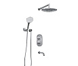 Душевая система WasserKRAFT A174819 Thermo встраиваемая хром
