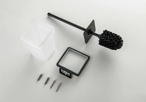 Ершик для унитаза Aquatek ЛИБРА AQ4310MB черный матовый Ершик для унитаза Aquatek ЛИБРА AQ4310MB черный матовый