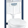 Инсталляция GROHE Solido Perfect (39192000) с подвесным унитазом и панелью смыва Skate Air Инсталляция GROHE Solido Perfect (39192000) с подвесным унитазом и панелью смыва Skate Air