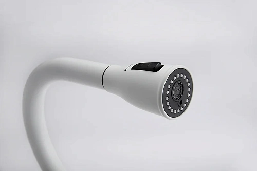 Смеситель для кухни Paulmark LANGE белый матовый La214212-WH Смеситель для кухни Paulmark LANGE белый матовый La214212-WH