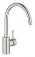 Смеситель для кухни GROHE Eurosmart Cosmopolitan, высокий излив, суперсталь (32843DC2) Смеситель для кухни GROHE Eurosmart Cosmopolitan, высокий излив, суперсталь (32843DC2)