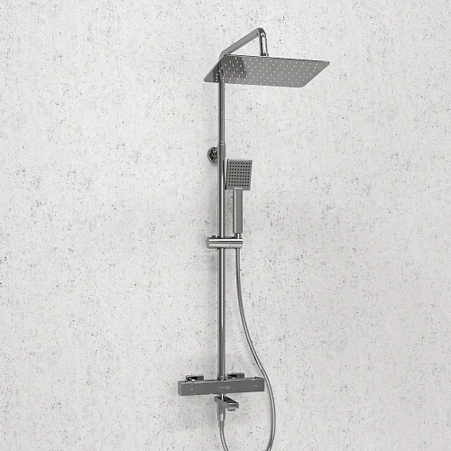 Душевая система WasserKRAFT A199.069.141.010.CH Thermo с термостатом хром Душевая система WasserKRAFT A199.069.141.010.CH Thermo с термостатом хром