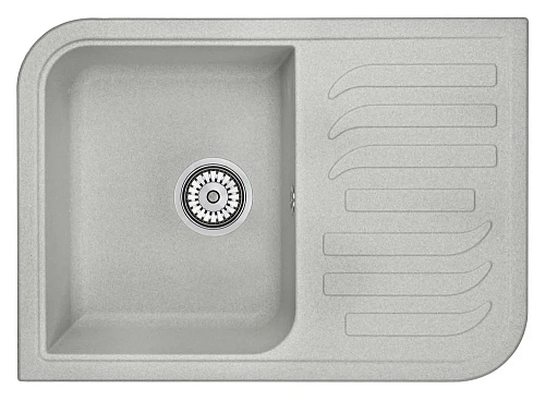 Кухонная мойка Granula 7001, БАЗАЛЬТ, кварц 695х495 Кухонная мойка Granula 7001, БАЗАЛЬТ, кварц 695х495