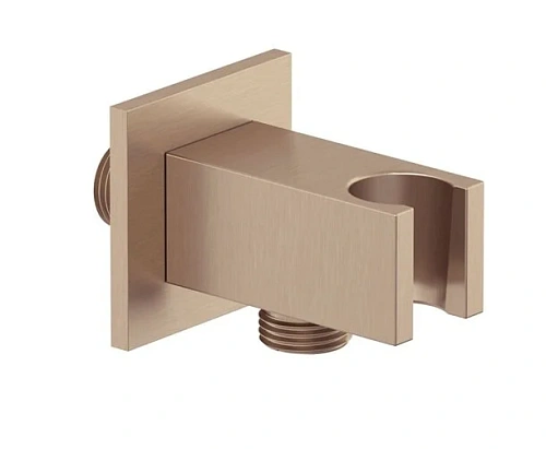 Шланговое подключение Kludi A QA 65569N1-00 с держателем для душа брашированная бронза Шланговое подключение Kludi A QA 65569N1-00 с держателем для душа брашированная бронза