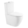 Унитаз напольный BelBagno SFERA-R BB2141CPR/BB865SC безободковый с сиденьем Унитаз напольный BelBagno SFERA-R BB2141CPR/BB865SC безободковый с сиденьем
