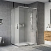 Душевой уголок STWORKI Карлстад 120x90 см профиль хром глянец, стекло матовое 467371