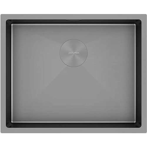 Кухонная мойка Paulmark NEXT 54 UNI, PM215444-MG, матовый серый, 540х440мм 1,2мм Кухонная мойка Paulmark NEXT 54 UNI, PM215444-MG, матовый серый, 540х440мм 1,2мм